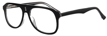Men Access Eyeglasses : Owen - Black Crystal - SpecSMART Eye Clinic (Diagonal View)